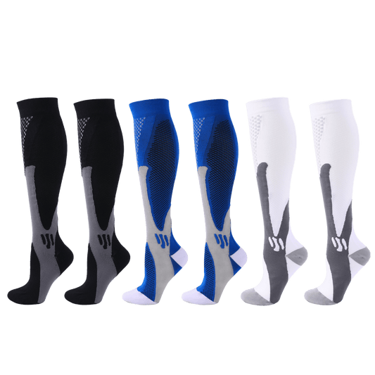 FitComprim Grandes Tailles Hommes - Chaussettes de Compression