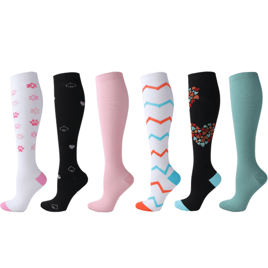 FitComprim Femmes - Chaussettes de Compression